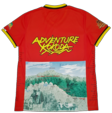 Adventure Kokoda T-Shirt Red V-Neck