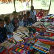 Presentation of school supplies to Efogi Orphans